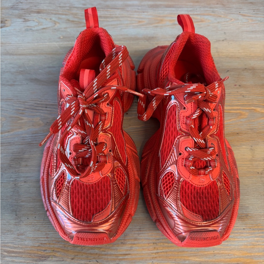 Balenciaga Vibrant Red Sneakers